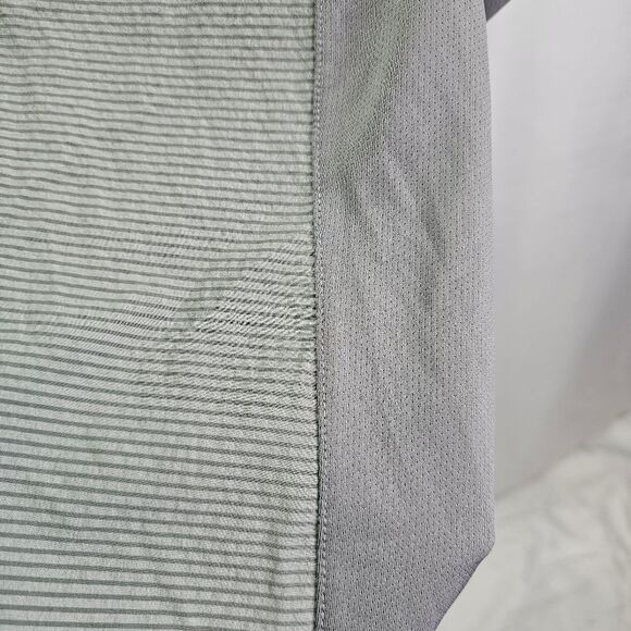 Greg Norman for Tasso Elba Gray RapiVent Activewear Polo Shirt Size Large - Picture 4 of 9